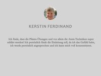 Feedback Kerstin Ferdinand